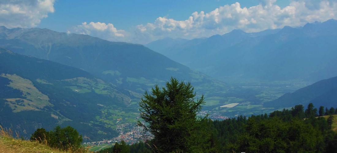 Panoramablick Obervinschgau